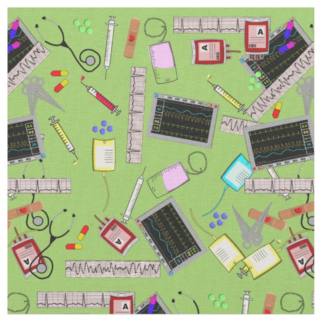 L'infirmière usine la chaux lumineuse de tissu (Fermer)