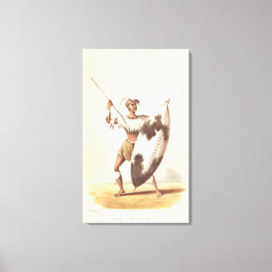 Lingap, a Matabili Warrior Canvas Print