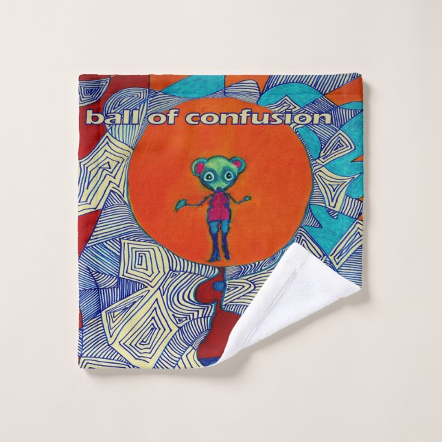 Linge avec Boule de Confusion (Gant de toilette)