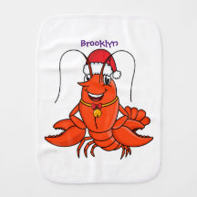 Cute joyeux homard portant le dessin du casquette