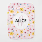 Filles Fleurs d'Aquarelle Florale mignonnes Nom du