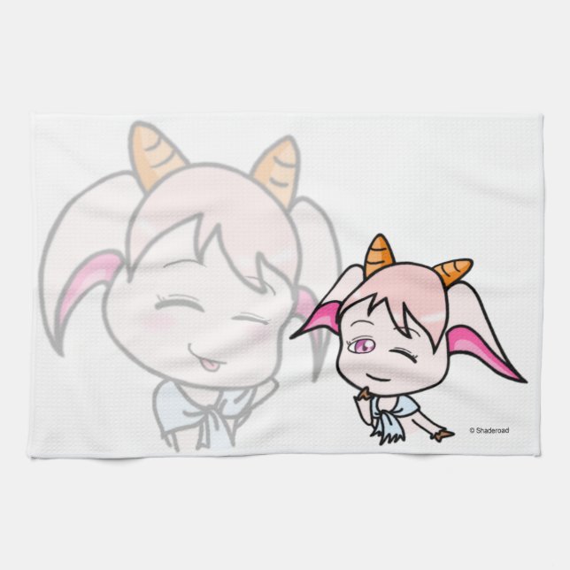 LINGE DE CUISINE こかげのやぎ キッチンタオル (Horizontal)