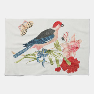 Linge De Cuisine 18th Century Vintage Birds, Flowers & Butterflies