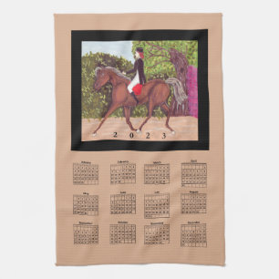 Linge De Cuisine 2023 Calendrier Dressage Cheval équine équitation 