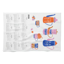 2026 Folk Art Cottagecore Calendrier des pauses ca