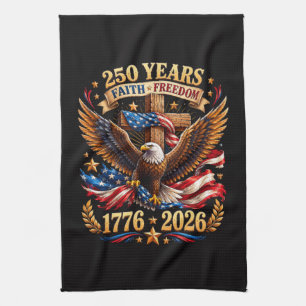 Linge De Cuisine 250 Ans de Foi Liberté Aigle Patriotique