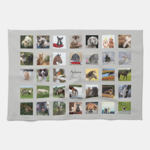 LINGE DE CUISINE 34 PHOTO COLLAGE PEUT MODIFIER LA COULEUR - N'IMPO
