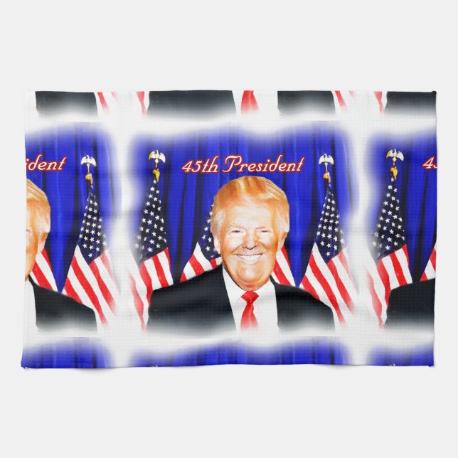 Linge De Cuisine 45e Président-Donald Trump _ (Horizontal)
