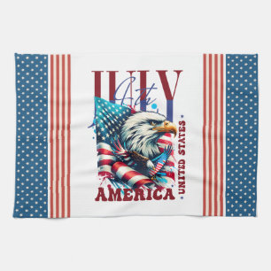 Linge De Cuisine 4 juillet American Eagle Sublimation-61904