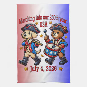Linge De Cuisine 4 juillet USA 250e anniversaire Semiquincentenaire