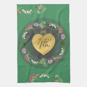 Linge De Cuisine 4e anniversaire du Mariage Fruit Floral