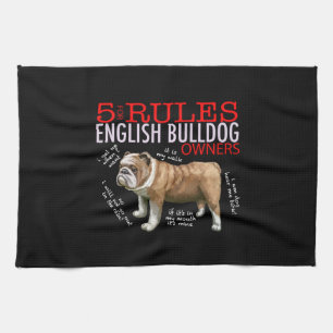 Linge De Cuisine 5 Règles pour les propriétaires de bulldog angla