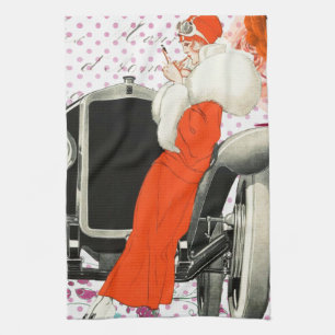 Linge De Cuisine à petits pois