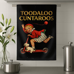 Linge De Cuisine À plus tard Cuntaroos Humour Rétro Sarcastique Drô