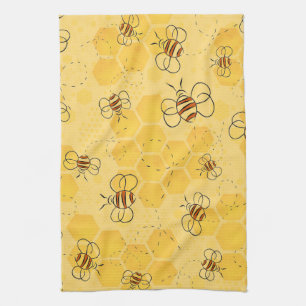 Linge De Cuisine Abeille Bourdonnante Abeilles Mignonnes 