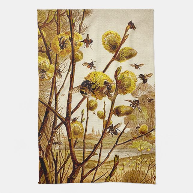 Linge De Cuisine Abeilles (Vertical)