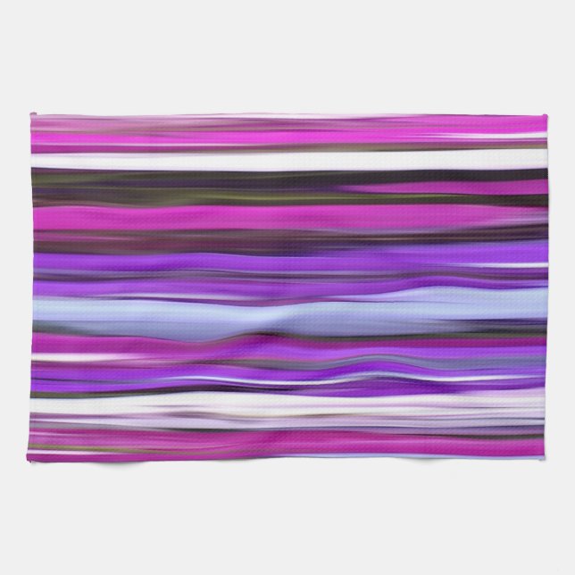 Linge De Cuisine Abstrait #2 : Flou pourpre (Horizontal)