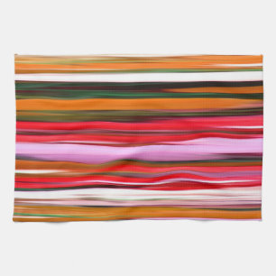 Linge De Cuisine Abstrait #2 : Orange blur