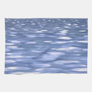 Linge De Cuisine Abstrait n° 3 : Brillant bleu poudre