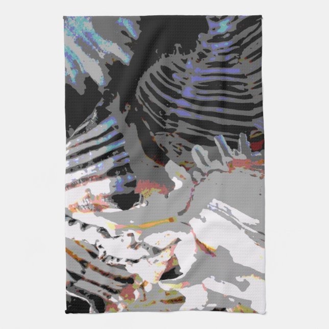 Linge De Cuisine Abstrait Sea Shell (Vertical)