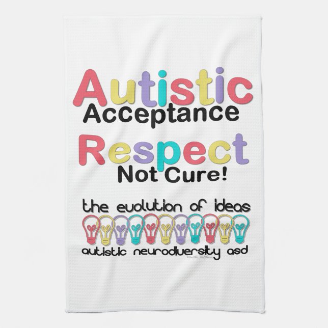 Linge De Cuisine Acceptation autistique Respect non guéri (Vertical)