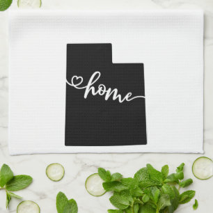 Linge De Cuisine Accueil État Outline Heart Utah