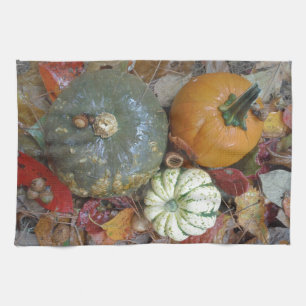 Linge De Cuisine Affaire Pumkins and Gourds