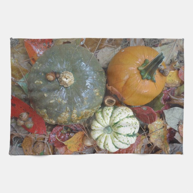 Linge De Cuisine Affaire Pumkins and Gourds (Horizontal)