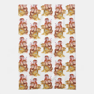 Linge De Cuisine "Affaires de singe "