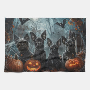 Linge De Cuisine Affenpinscher Halloween nuit chien délice