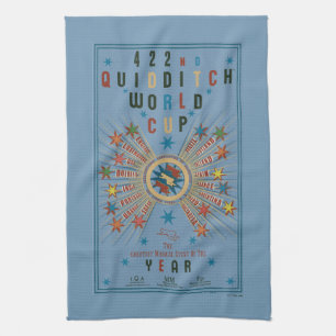 Linge De Cuisine Affiche bleue de la Coupe du Monde de QUIDDITCH™