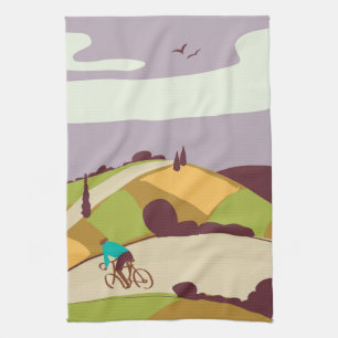 Linge De Cuisine Affiche de cyclisme vintage