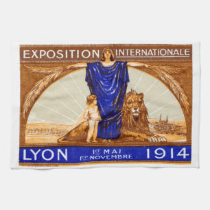 Linge De Cuisine Affiche de l'Exposition Internationale de Lyon 191