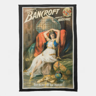 Linge De Cuisine Affiche Magie Vintage, Magicien Frederick Bancroft