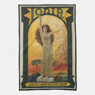 Linge De Cuisine Affiche Magique Vintage, Ionia L'Enchanteresse