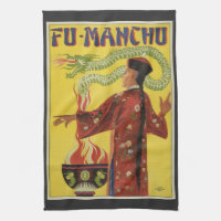 Affiche Magique Vintage, Magicien Fu-Manchu