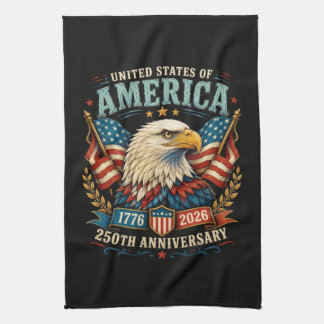 Linge De Cuisine Aigle de la célébration du 250e anniversaire de l'