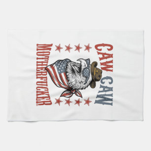 Linge De Cuisine Aigle patriotique Caw Caw Vintage Dessin de t-shir