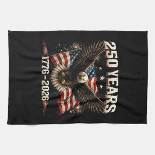 Linge De Cuisine Aigle patriotique des États-Unis 250e anniversaire