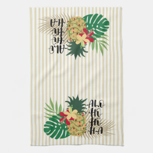 Linge De Cuisine Aiguille tropicale hawaïenne ALO-HO-HA