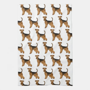 Linge De Cuisine Airedale Terrier Bingley Terrier Cute Chien Motif