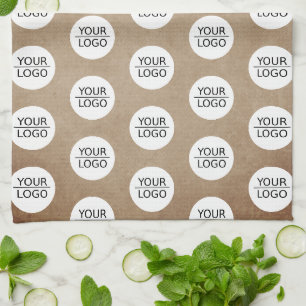 Linge De Cuisine Ajouter votre logo Motif Rustic Company Promotion
