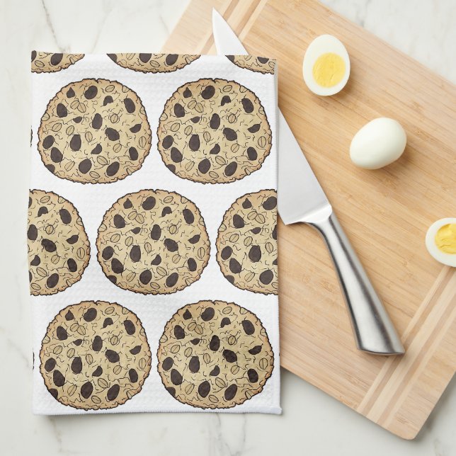Linge De Cuisine Alimentation d'avoine Raisin Cookies Bake Vente de (Quart Plié)