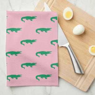 Linge De Cuisine Alligator vert de très bon goût