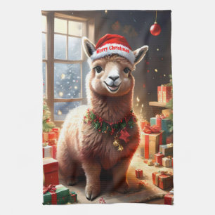 Linge De Cuisine "Alpaca les présents : un conte de Noël"