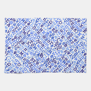 Linge De Cuisine alphabet grec
