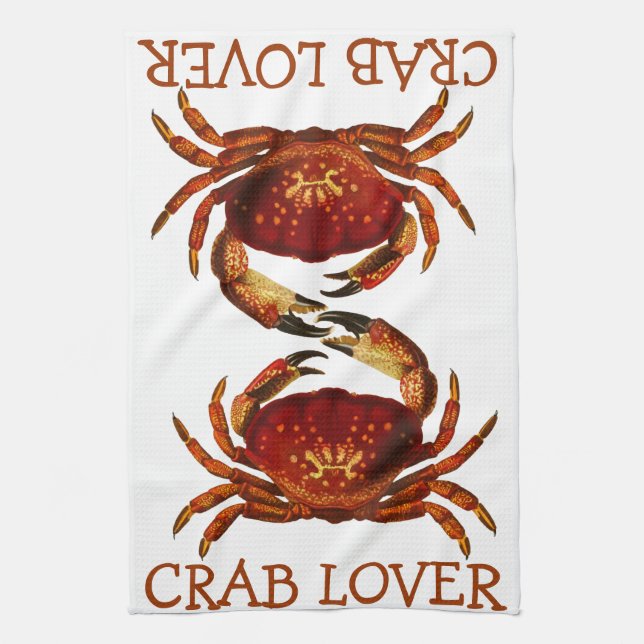 Linge De Cuisine Amant de crabe (Vertical)