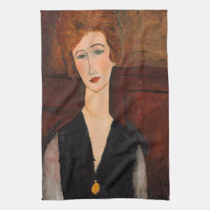Linge De Cuisine Amedeo Modigliani - Portrait d'une femme