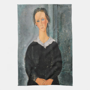 Linge De Cuisine Amedeo Modigliani - Serveuse