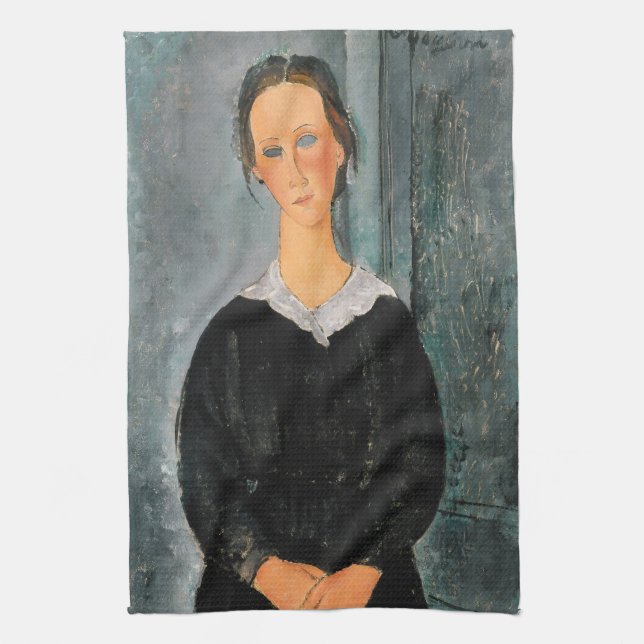 Linge De Cuisine Amedeo Modigliani - Serveuse (Vertical)